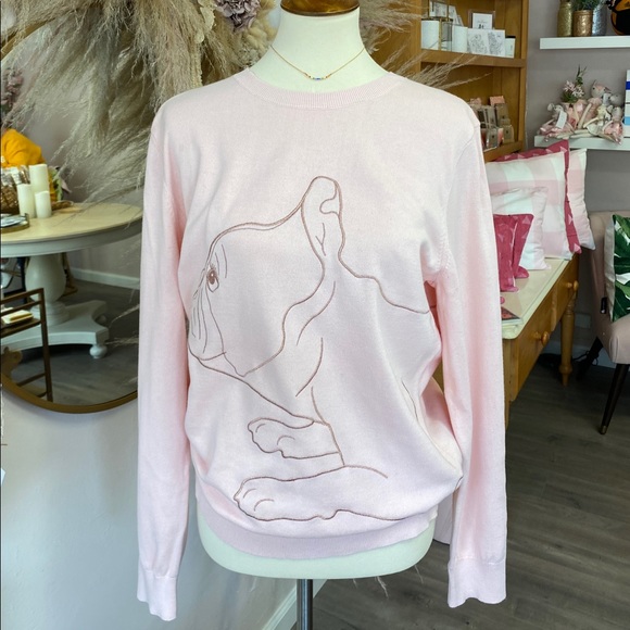 Pink Ted Baker French Bulldog Jumper X 